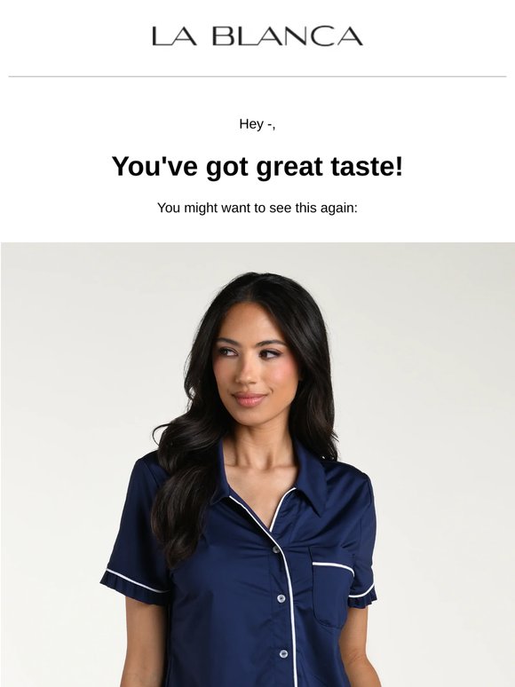 You've Got GREAT Taste.