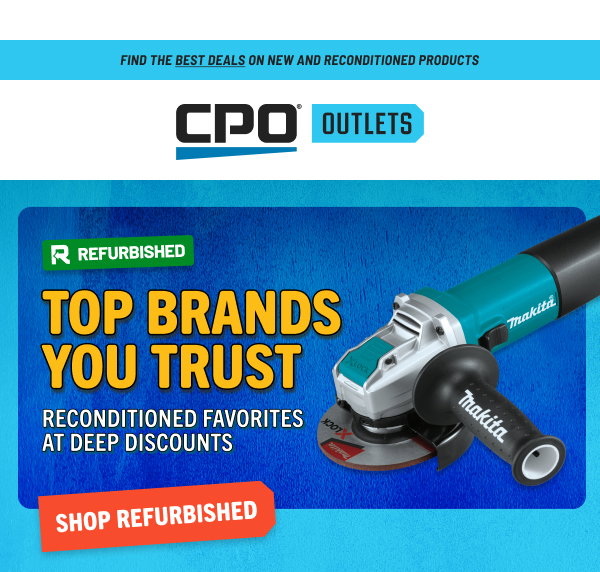 Outlets Refurbished Tools