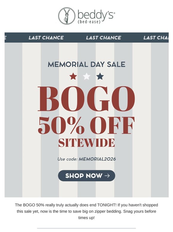 The Sale (Really) Ends Today