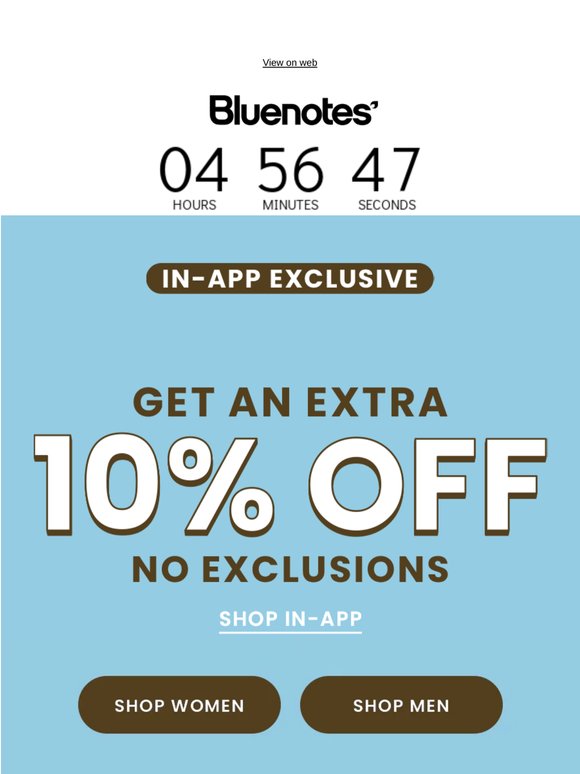 🚨 LAST CHANCE: Extra 10% OFF!