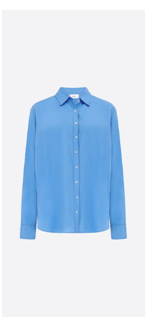 Beau Shirt In Blue Surf