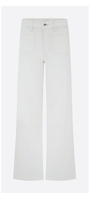Le Slim Palazzo With Modernist Pockets In AU Natural Clean