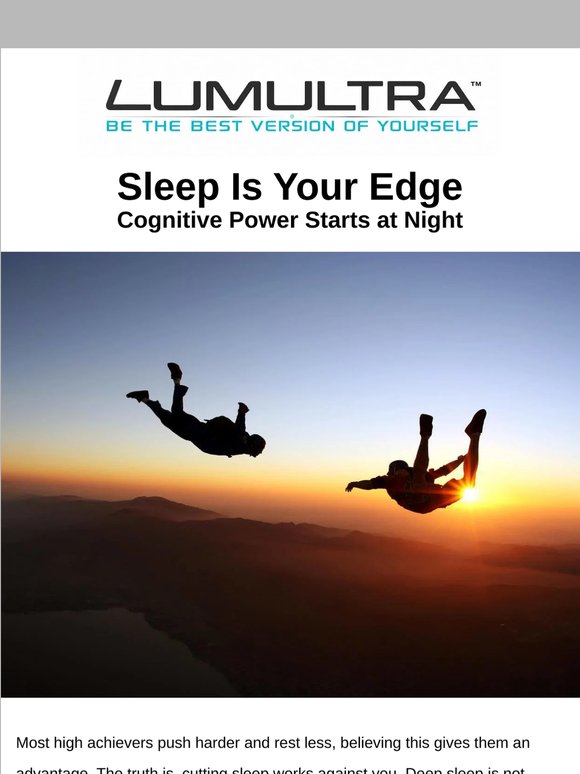 Is Your Sleep Routine Costing You Performance?