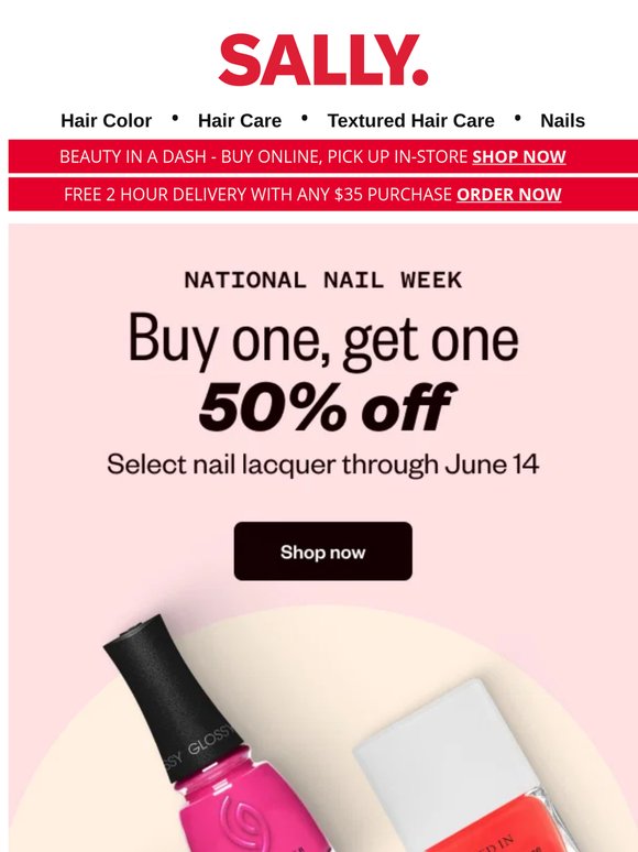National Nail Week Savings Are Here 💅