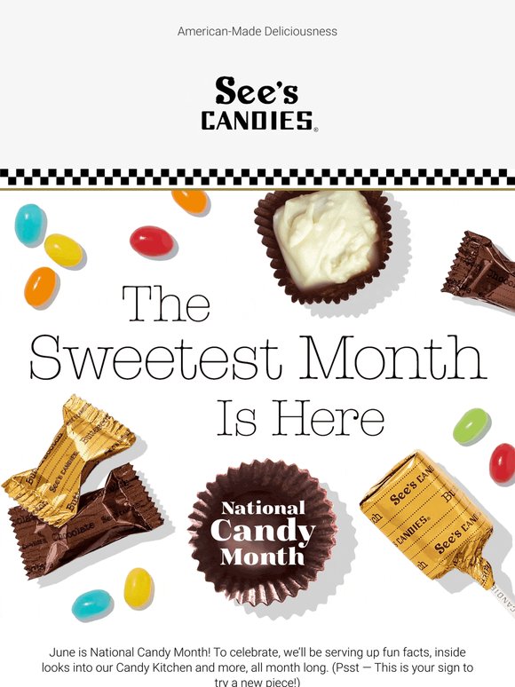 June Is National Candy Month 🎉