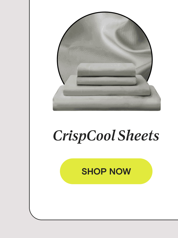 CrispCool Sheets | SHOP NOW