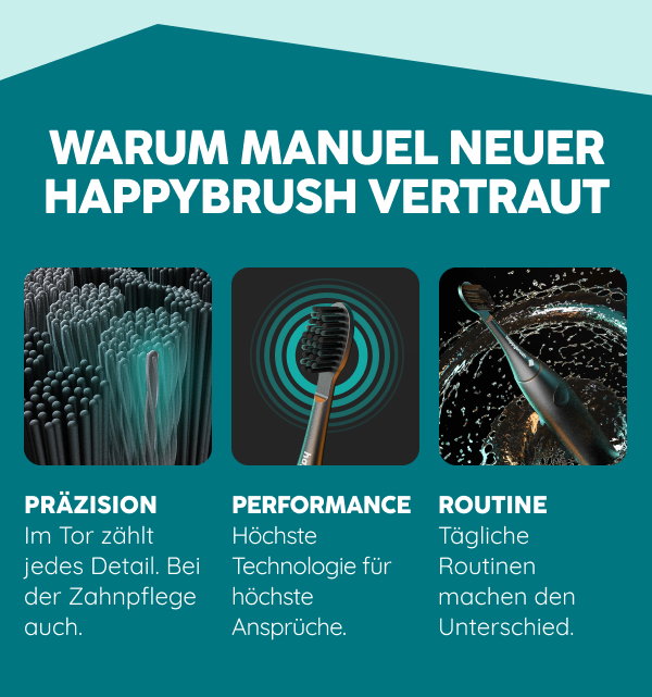 Warum Manuel Neuer happybrush vertraut