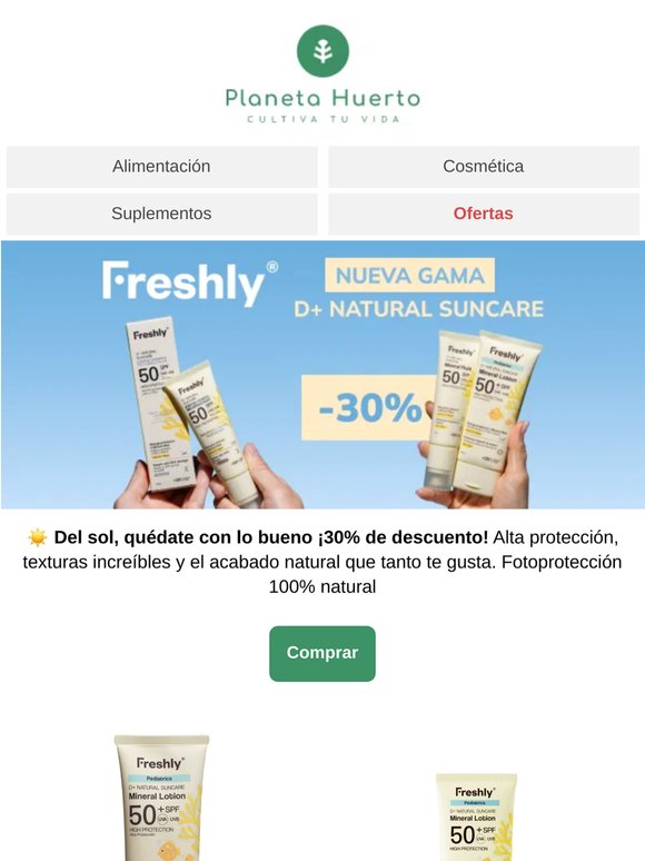 -30% en Freshly + Semana del Bebé 💚