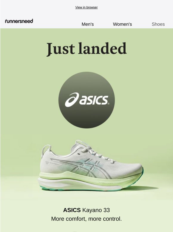 New in: ASICS + Brooks 🔥
