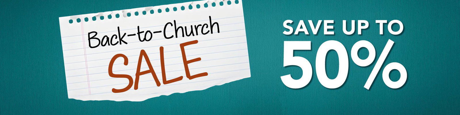 Back to Church Sale