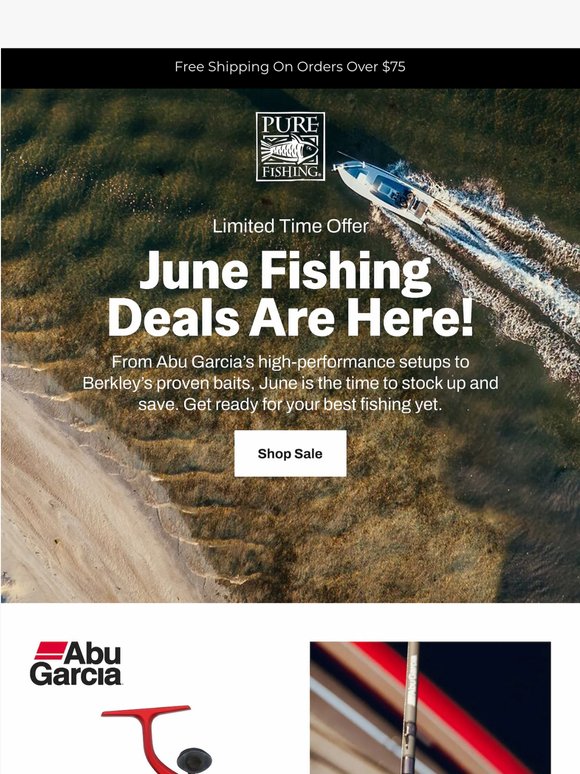 Abu Garcia 🤝 Berkley = HUGE June Savings!