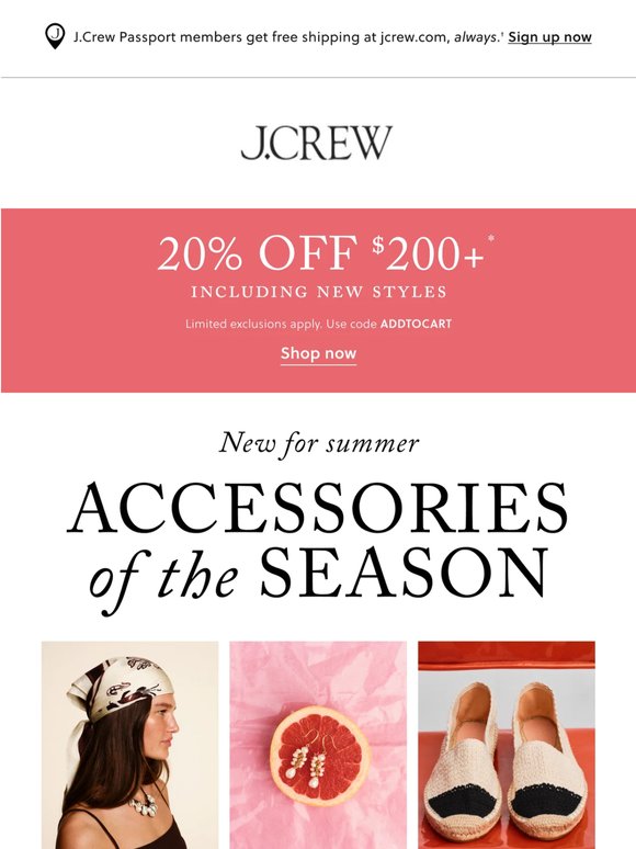 Summer's hottest accessories