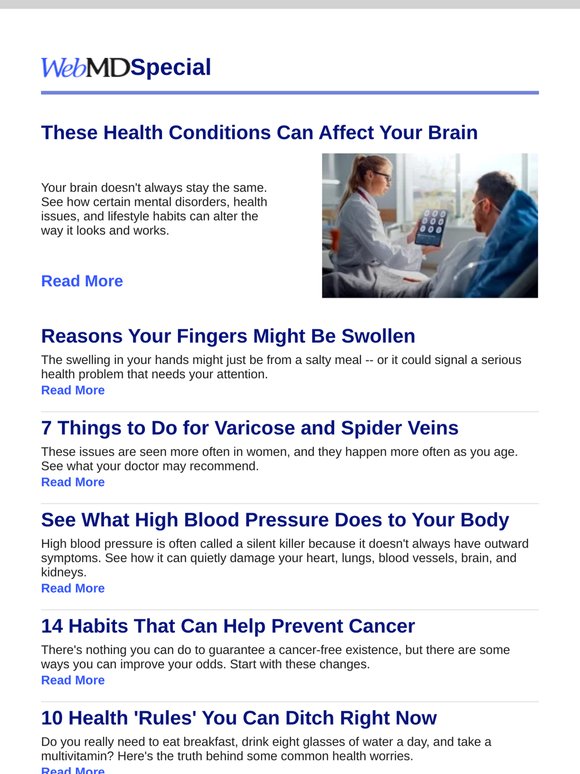 These Health Conditions Can Affect Your Brain