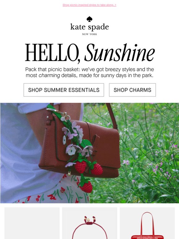 Sunny afternoons are calling…