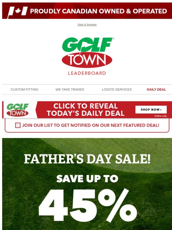Save up to 45% on top brand golf balls!