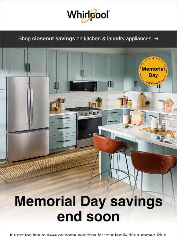 📢 Memorial Day savings end soon!
