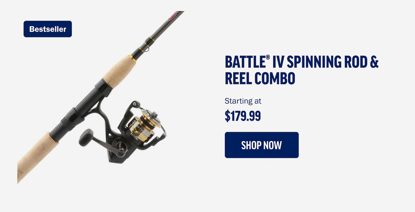 Battle IV Spinning Rod & Reel Combo