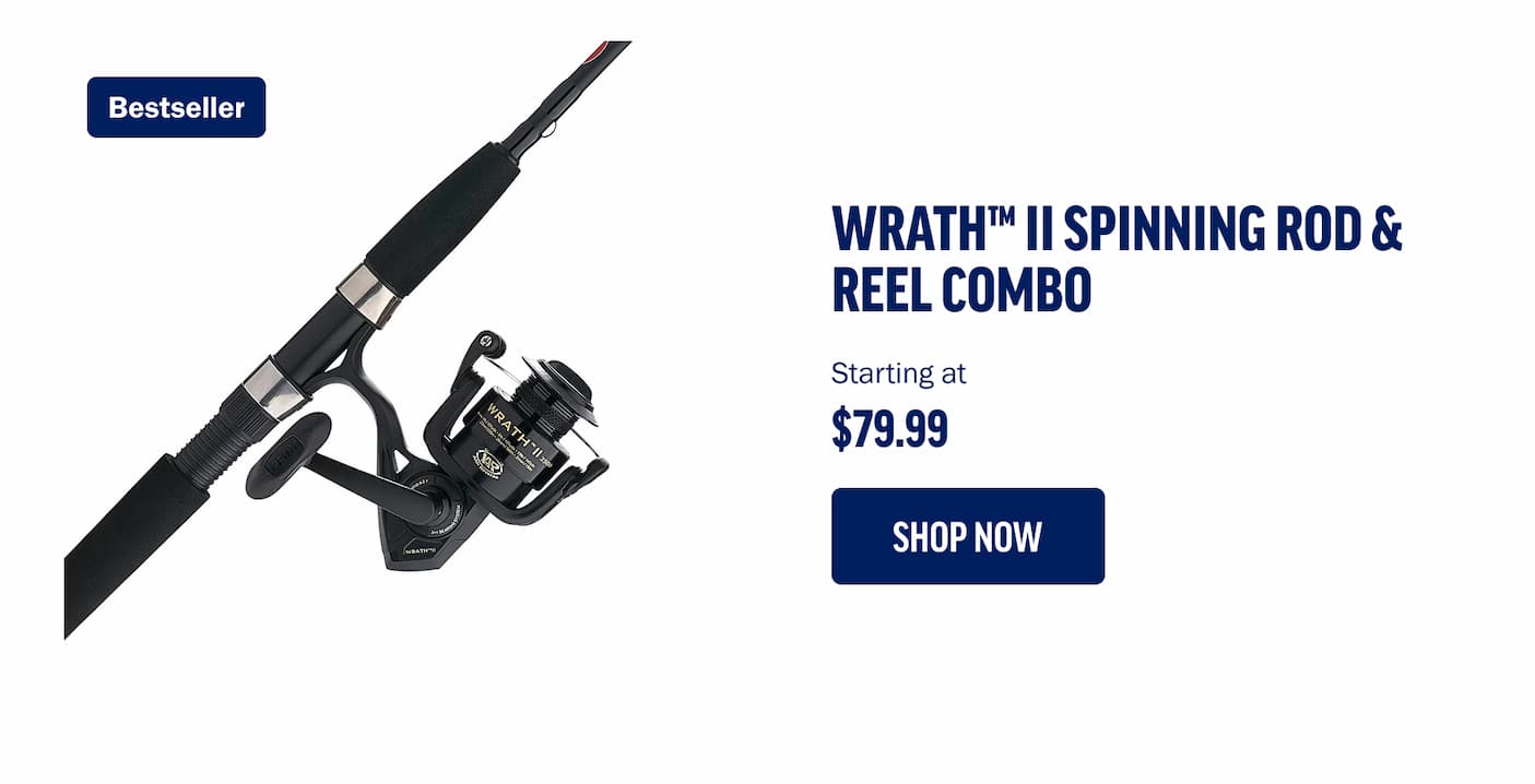 Wrath II Spinning Rod & Reel Combo
