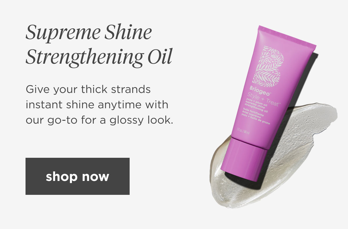 Protect, smooth, moisturize, and add subtle shine to fine-to-medium strands with our multitasking, silicone-free styling oil. 