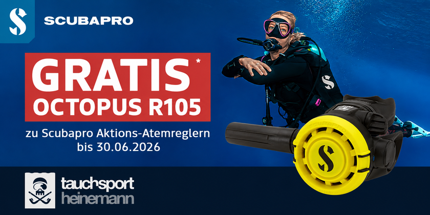 Gratis Octopus zu ausgewählten Atemreglern