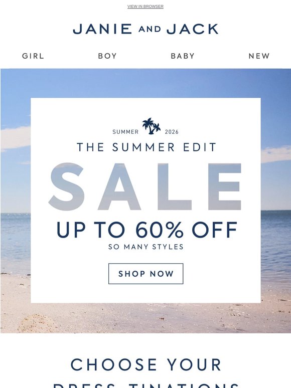 Dresses for every escape—now up to 60% off