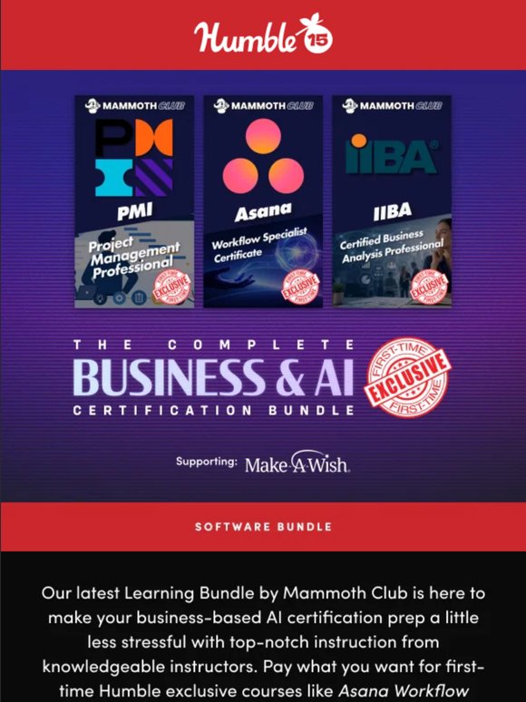 Unlock The Complete Business and AI Certification Bundle!