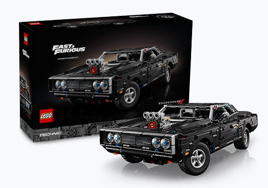 LEGO Technic 42231 Fast and Furious Dodge Charger R/T Car Set for Adults
