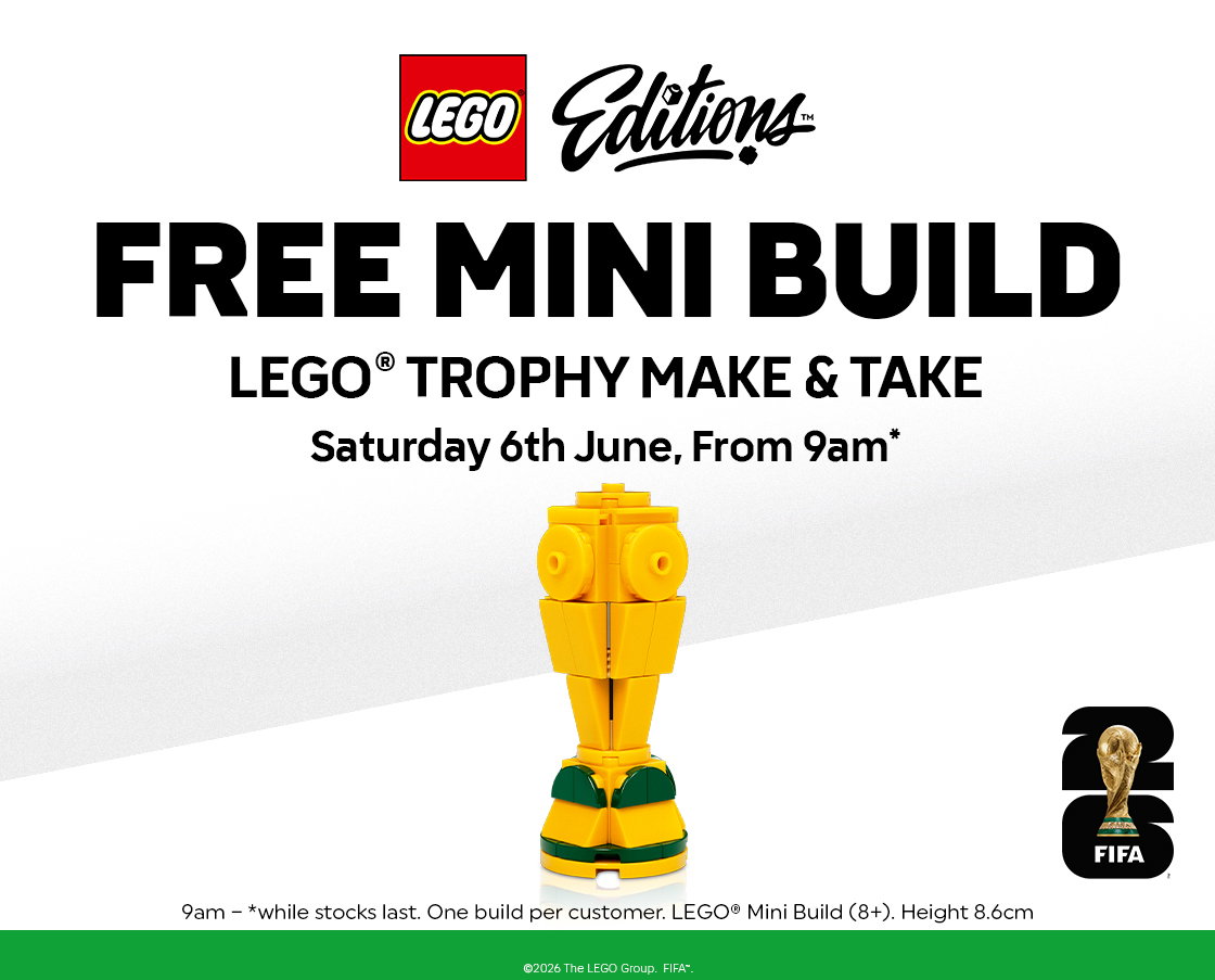FREE LEGO Trophy Mini Build Make & Take
