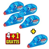 4 + 1 GRATIS: Tipp-Ex Korrekturroller Pocket Mouse 4,2 mm, 4 St. + GRATIS 1 St.