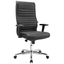 AKTION: Topstar Chefsessel PRIME TIME 100, PT19TA80 Leder schwarz, Gestell chrom