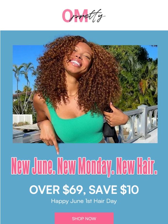 Happy June 1st Hair Day!🌸