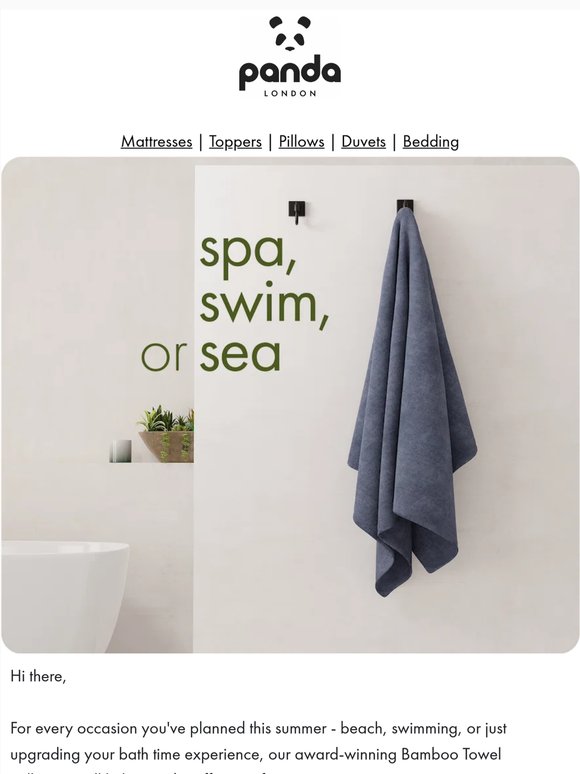 Award-winning Bamboo Towels 🐼