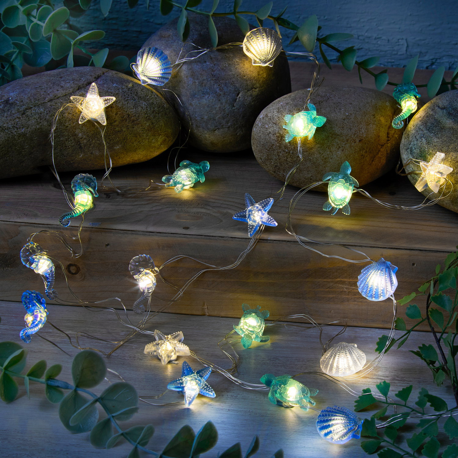 Guirlande lumineuse animaux marins