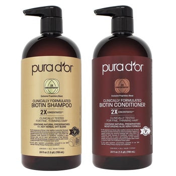Pura d'or Clinically Formulated Biotin Shampoo and Conditioner Set