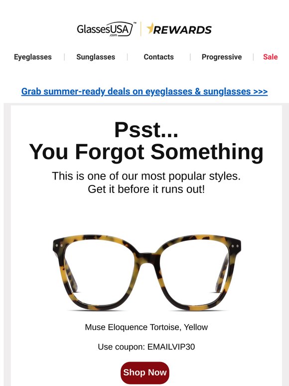 These Muse frames are selling fast, shop now for 30% off