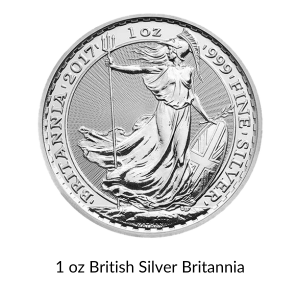 1 oz Silver Britannia 