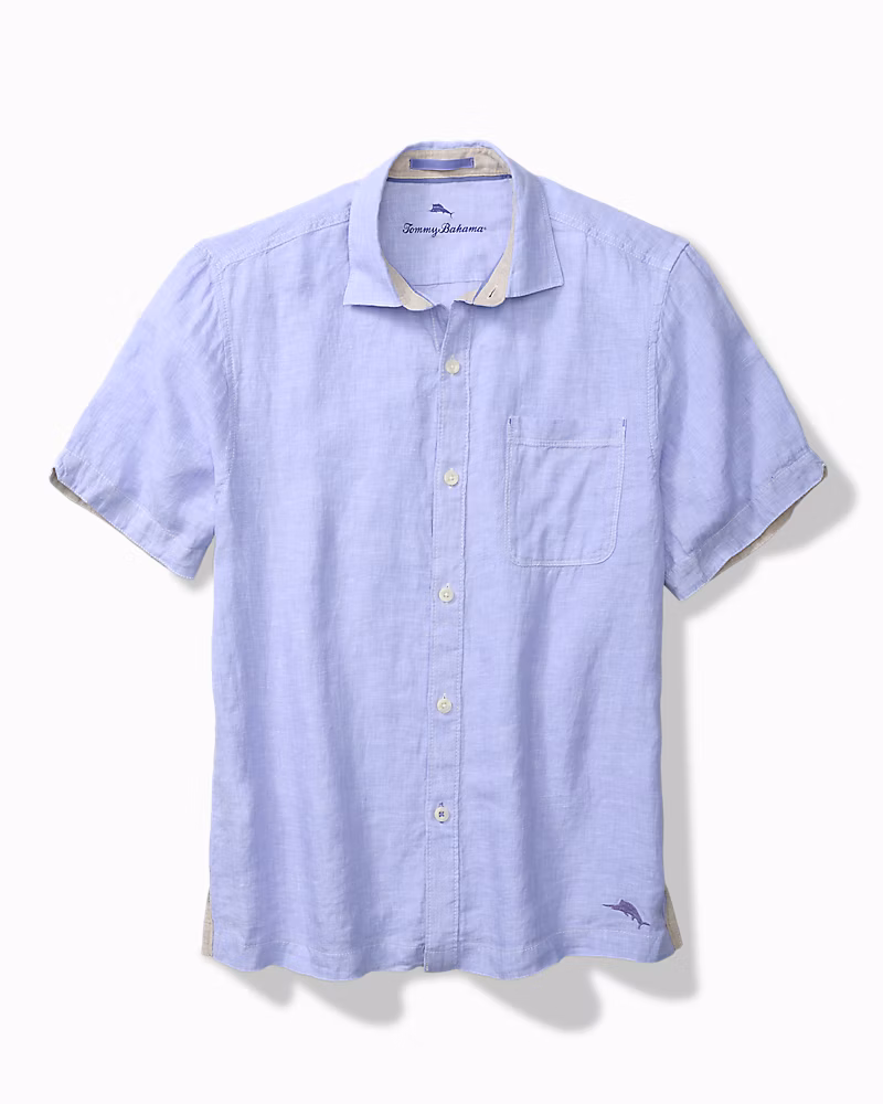 Image of Paradise Breezer Linen Short-Sleeve Shirt