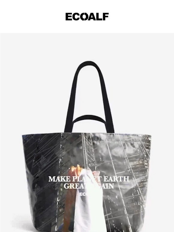 Limited edition bags made from 100% billboard fabric