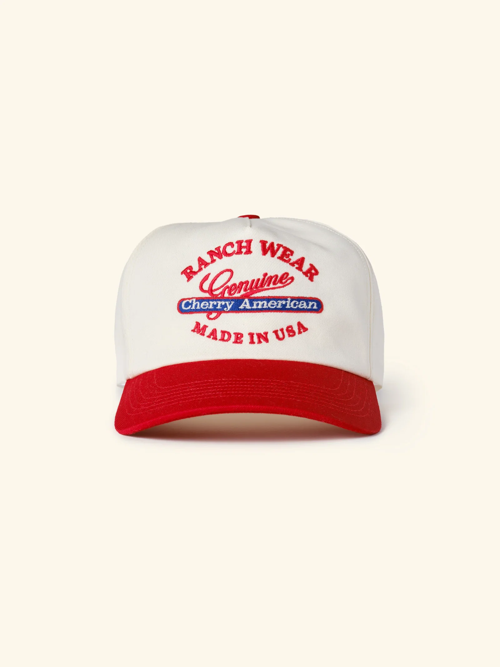 Image of Ranchwear 5 Panel Hat (Cherry Red)