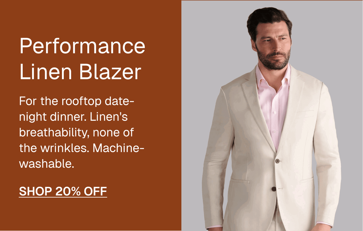 Performance Linen Blazer