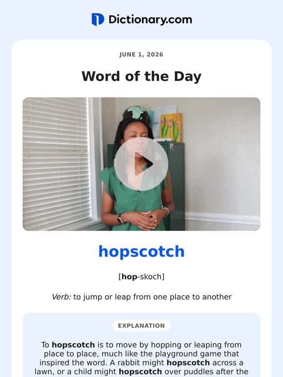 "Hopscotch" Across the Room