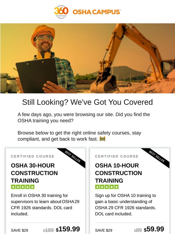 Have you found what you’re looking for? 👷