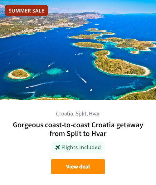 Gorgeous coast-to-coast Croatia getaway from Split to Hvar