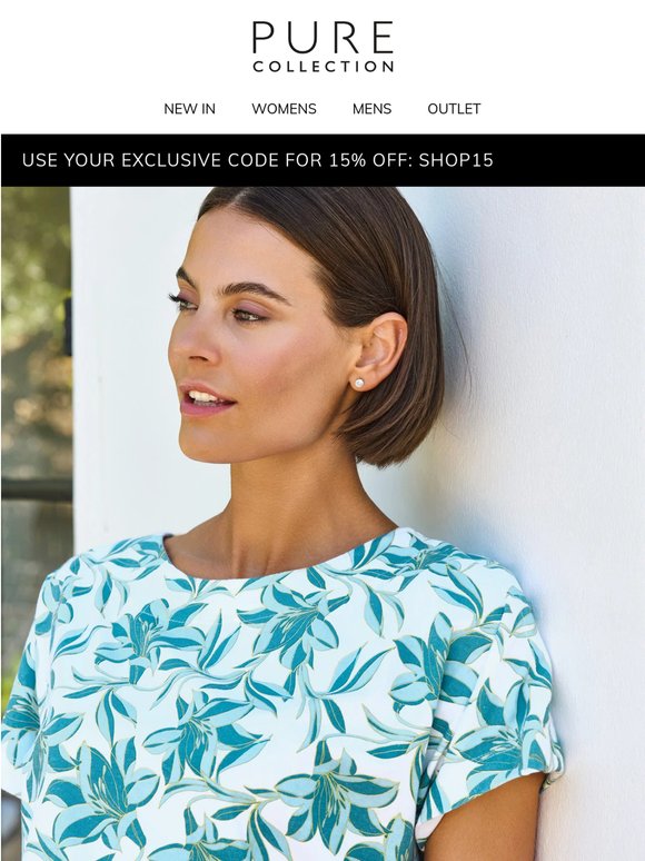Ends Midnight: 15% Off New Season Styles