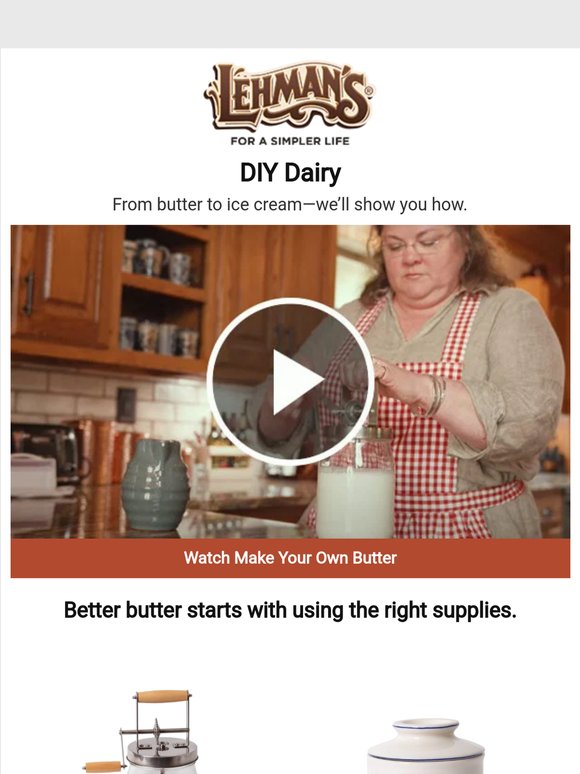 DIY Dairy 🐮 Make Butter, Cheese & Ice Cream