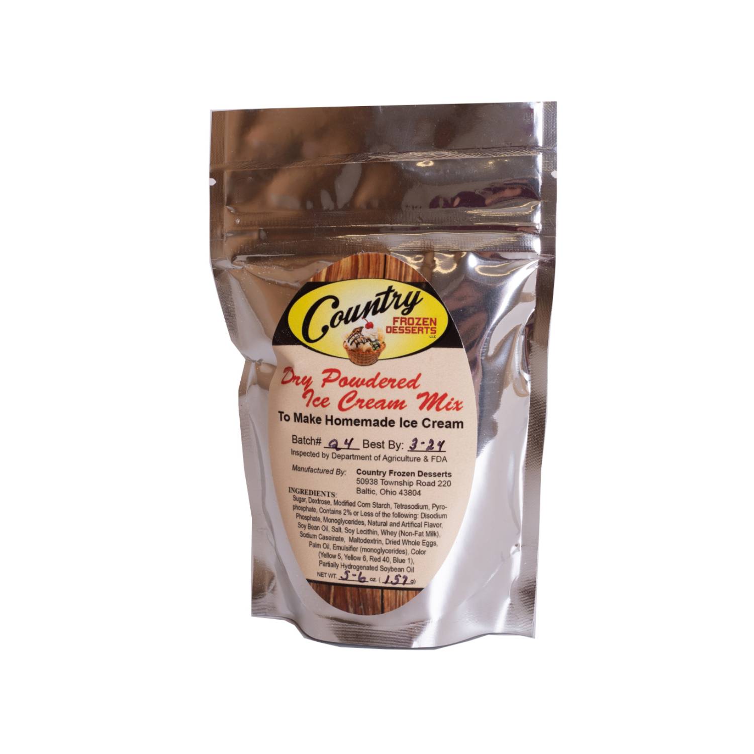 Image of Homemade Ice Cream Mix - 4 qt Packs
