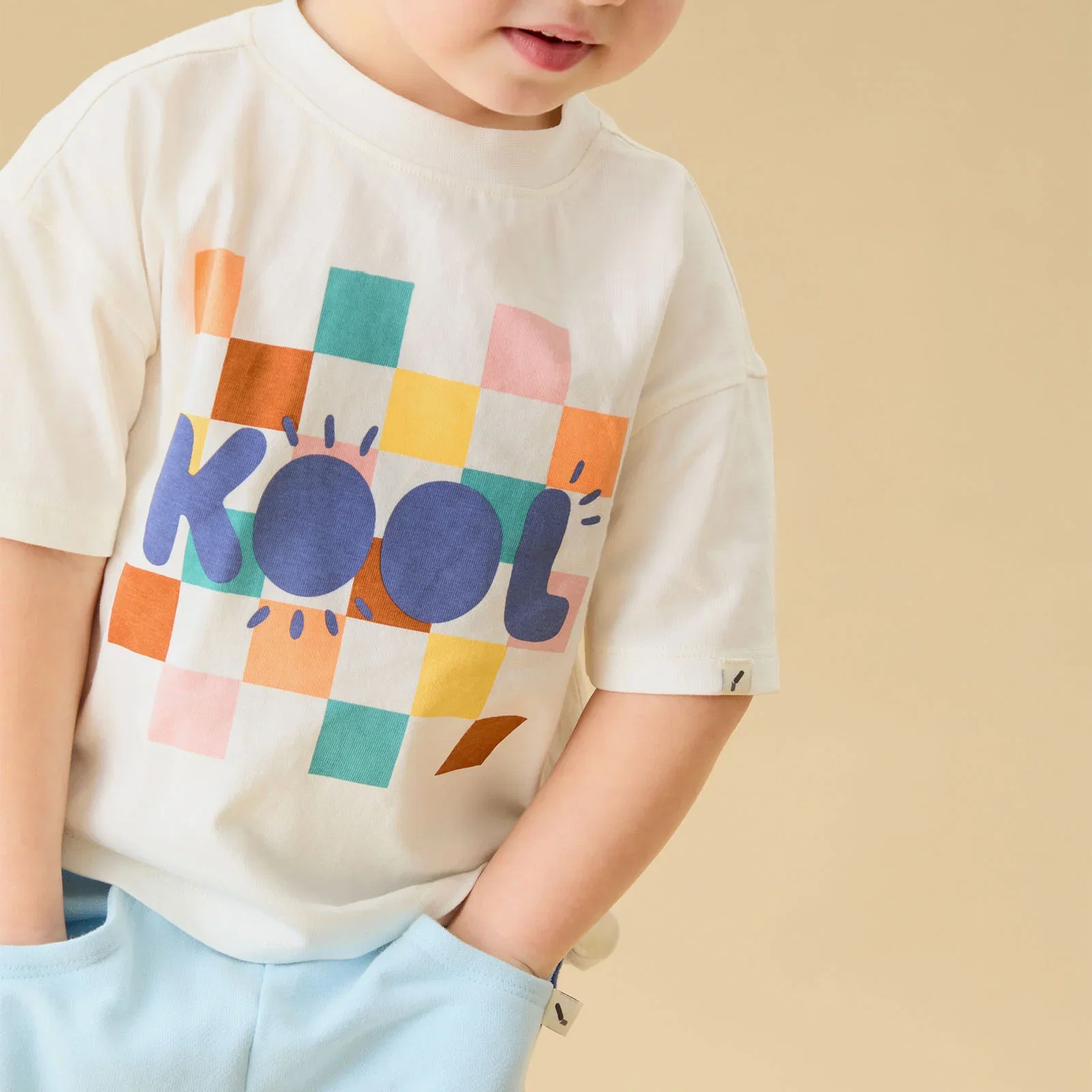 Image of KIDLY by MORI Kool Cotton T-Shirt