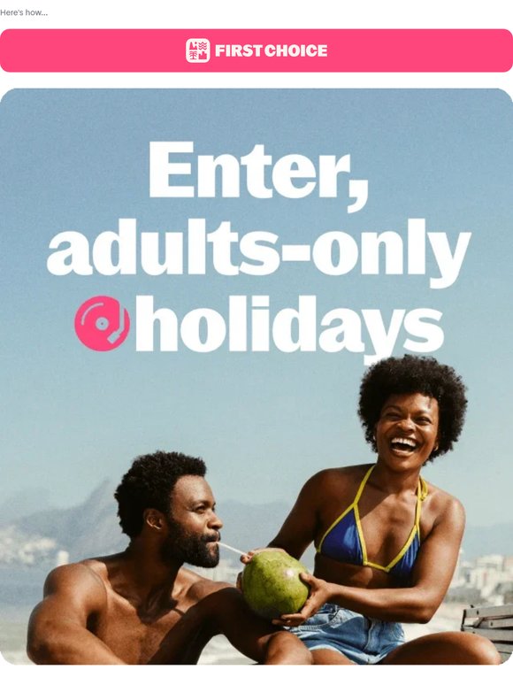 Pssst, want a holiday without kids?