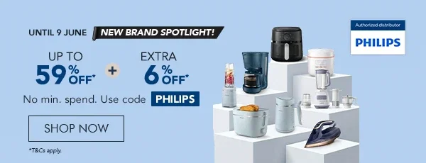 philips up to 59% off 