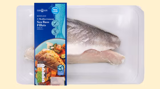 Boneless Mediterranean Sea Bass Fillets image